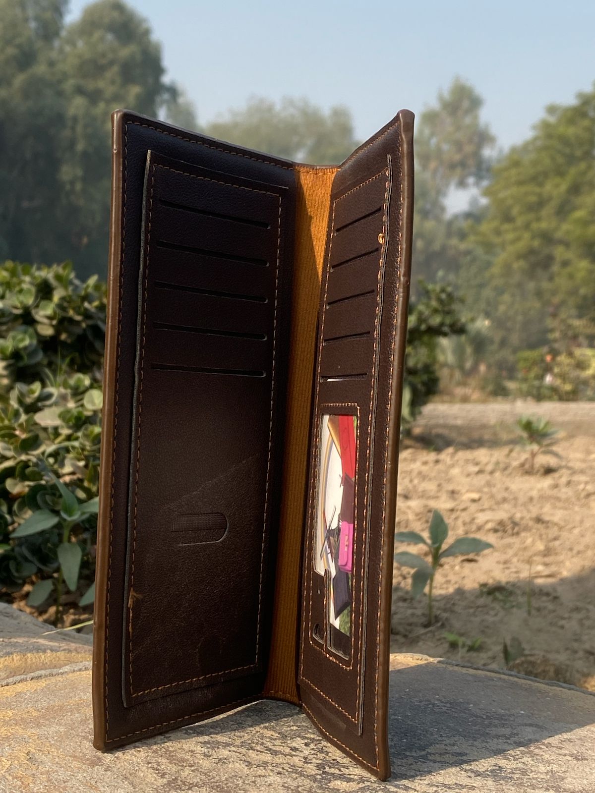 Long wallet for men